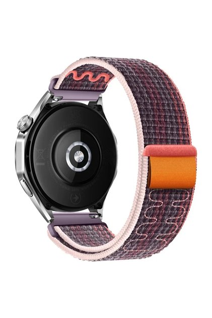 22mm Berry Purple 20mm 22mm Smart Watch Strap for Amazfit Balance GT4/3/2 46mm Nylon Loop Bracelet f