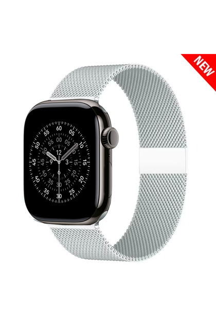 38 40 41 S11-42mm light gray 23 Milanese loop strap For Apple Watch band 11 46mm 44mm 40mm 41mm 42mm