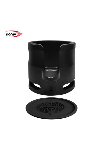 58MM IKAPE Adjustable Portafilter Holder Tamping,51/54/58MM Espresso Tamping Station,With Non-slip S