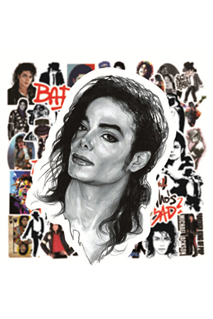 10PCS 10/30/50pcs Pieces Of Rock Star Michael Jackson Stickers Cool Graffiti Decals for Skateboard L