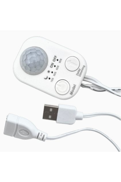 2045-USB-W Optimized Version (More Attractive, Within 128 Characters): DC 5V-24V USB PIR Motion Sens