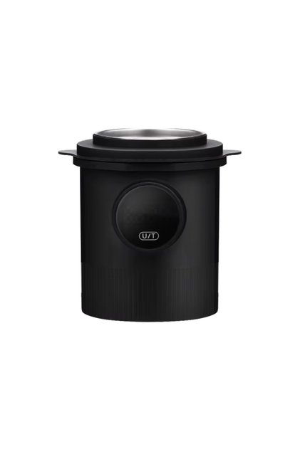 Black IKAPE Rechargeable Espresso Measuring Cup, 2-in-1 Coffee Bean LED Scale, Designed for Coffee B