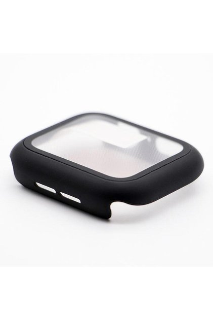 44mm Series SE654 black Tempered Glass Cover For Apple Watch Case Series 9 8 7 SE3/2/1 6 5 4 3 2 1 4