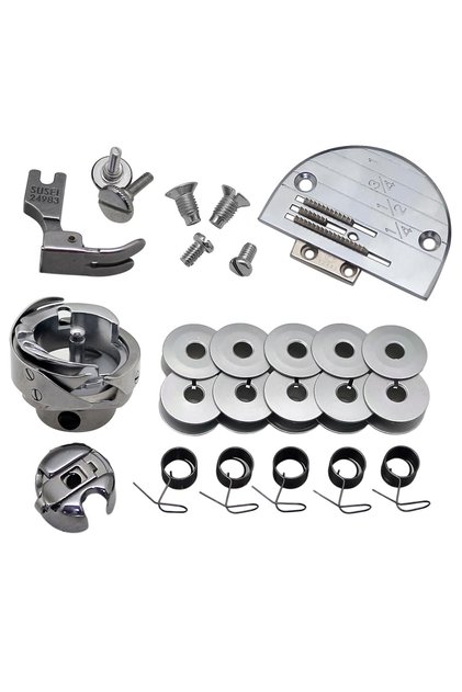 26 PCS 26 PCS Sewing Machine Parts Set Bobbin Case Needle Plate Rotary Hook For Singer Juki Industri