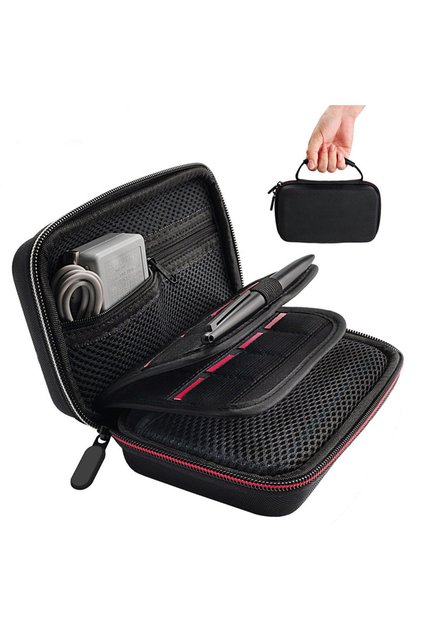 black Portable Storage Bag Carrying Case Handheld Game Console Hard Cover Protective Box for 3DS LL/