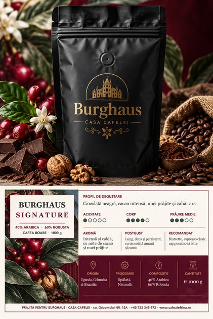 Cafea boabe specialitate Signature 1 kg