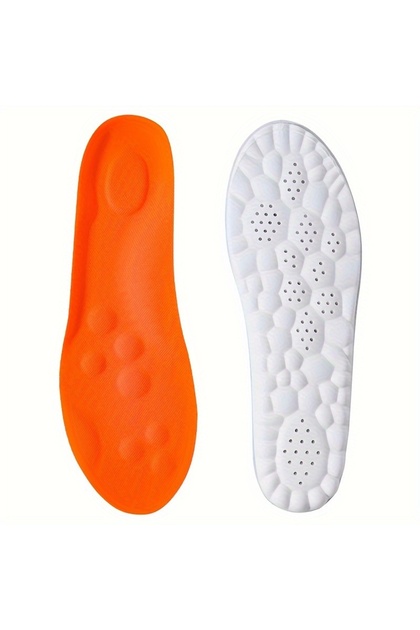 High Elasticity Latex Sport Insoles Soft Shoe Pads Arch Support Orthotic Insoles Breathable Deodo...