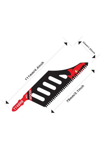 1.2mm 112mm Wood Cutting 3Pcs Jigsaw Blade Extra Long Heavy Duty Scroll Saw Blades T-Shank Fine Coar