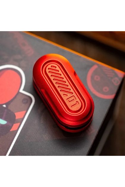 Red Mini Pod Fidget Haptic Slider Metal EDC Fidget Toys ADHD Tool Anti-anxiety Office Desk Toys Adul
