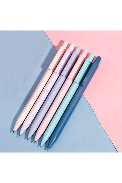 0.7mm 6pcs 12/6pcs Pastel Mechanical Pencil Set, Cute Mechanical Pencils Aesthetic Pencil Set Retra
