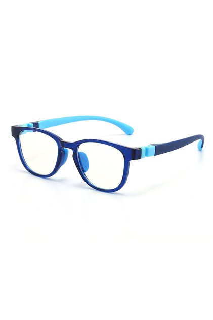 Blue blue New Color Children's Anti-blue Light Glasses Silicone Nose Holder Fashion Tr Mobile Phone