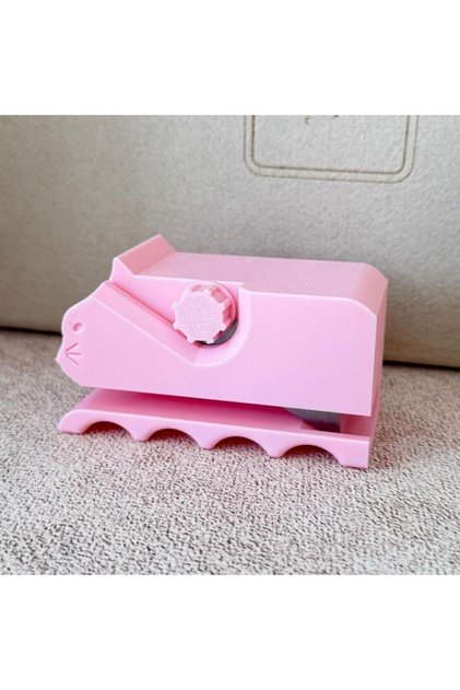 pink Cardboard Cutting Machine Plastic Homemade Cutter For Cat Scratchers Strip Handicraft DIY Tools