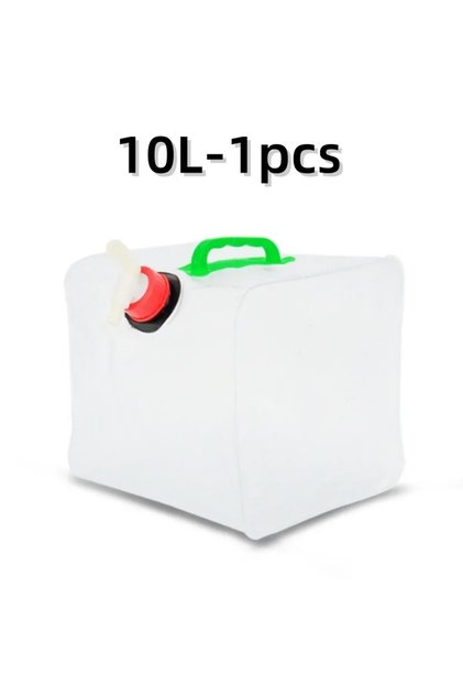 10L-1pcs Outdoor Folding Water Bag Large Capacity Portable Water Bag Camping Equipment Supplies Plas