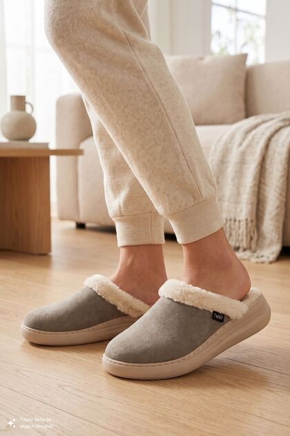 Demmy Suede Women's House Slippers Gray 37/41