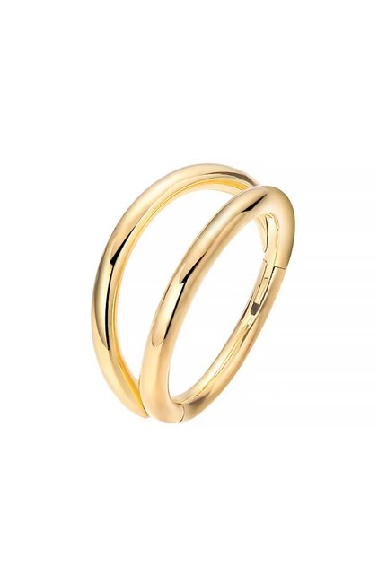 0.8X8mm gold Double Septum Rings Nose Rings Hoops Cartilage Hoop Earring Piercing Nose Open Stacked