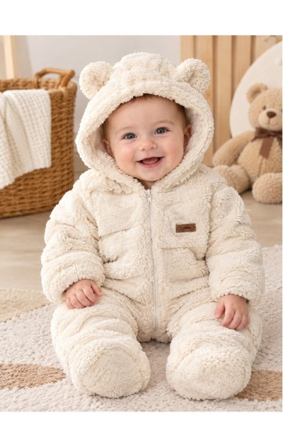 Yeni Doğan UNISEX 6/9 AY AYICIK KABARTMALI SOFT TULUM 6 Ay,9 Ay