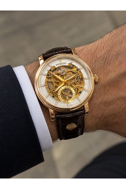 Skeleton Model Automatic Men's Wristwatch