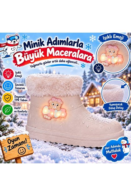 Waterproof children's rain boots