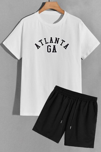 Atalanta Shorts T-shirt Tracksuit Set