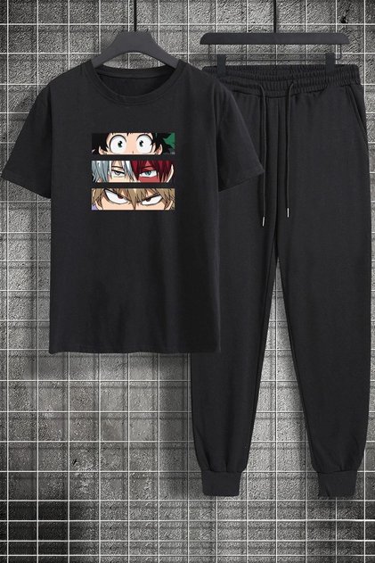 Unisex Ken Kaneki Printed 2-Piece Tracksuit Set