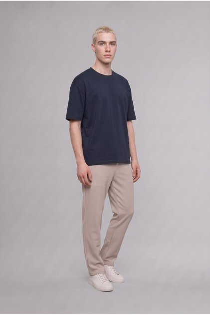 Relax Fit Wide Leg Long Length Trousers with Pockets E9433Ax26Au