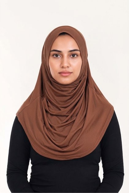 Hijab Ready Turban Pleated Practical Prayer Cloth