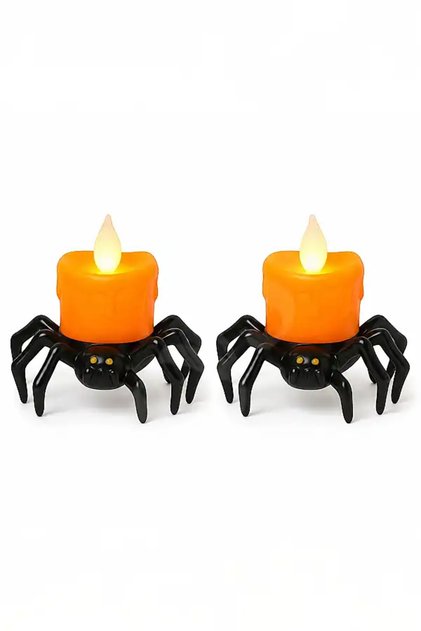 Halloween Işıklı Örümcek 2 li