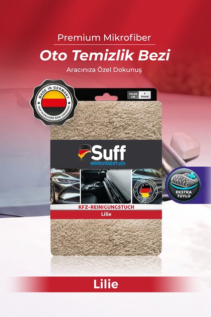 Lilie Microfiber Car Cleaning Cloth 70X50 cm Brown