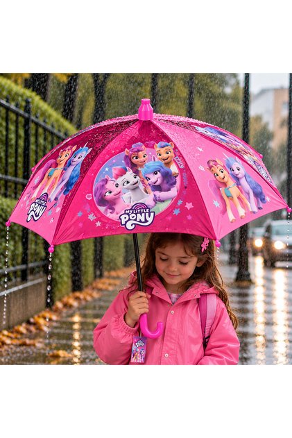 My Little Pony Lisanslı Koruma Kılıflı Çocuk Şemsiyesi