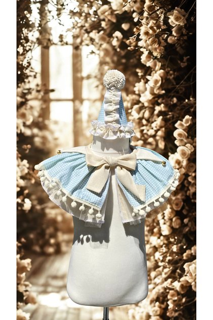 Mivora Mint Green Birthday, Green Duck Party Concept Hood and Cape