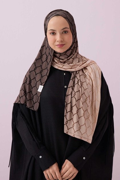 Kafes Gray Gradient Supreme Shawl 70X175