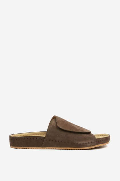 Comfort Erkek Kahve Rengi Süet Terlik