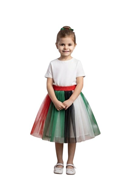 Girls UAE Flag National Day Skirt