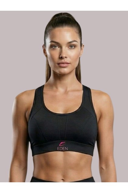 Black Padded Sports Bra for Active Lifestyles