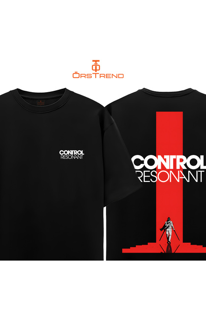 Control Resonant Baskılı Oversize Tshirt
