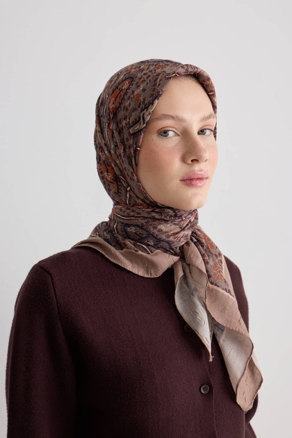 Anatolian Paisley Pattern Bamboo Scarf