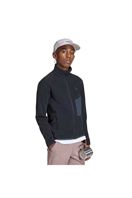Jy2439-C K Mt Fz Fleece Kids Jacket Black