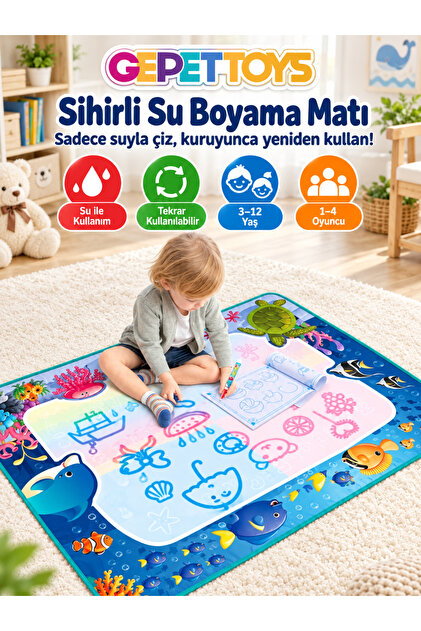 WATER MAGİC SİHİRLİ BOYAMA HALISI