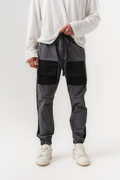Sidepocket Cargo Pocket Detailed Jogger Men's Trousers with Elastic Waist and Cuffs