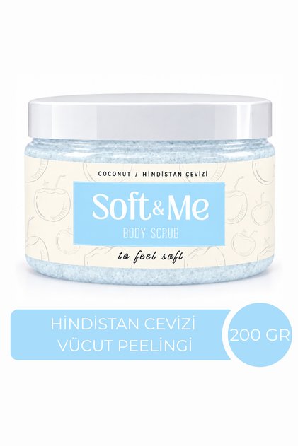 Hindistan Cevizi Vücut Peelingi - Arındırıcı, Nemlendirici, Batık Karşıtı 200 gr
