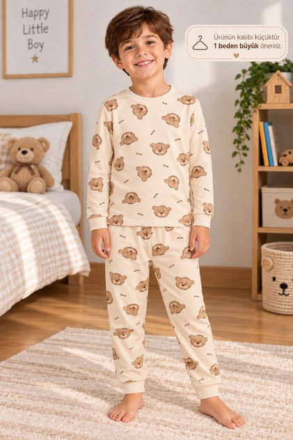 Boy's patterned pajama set