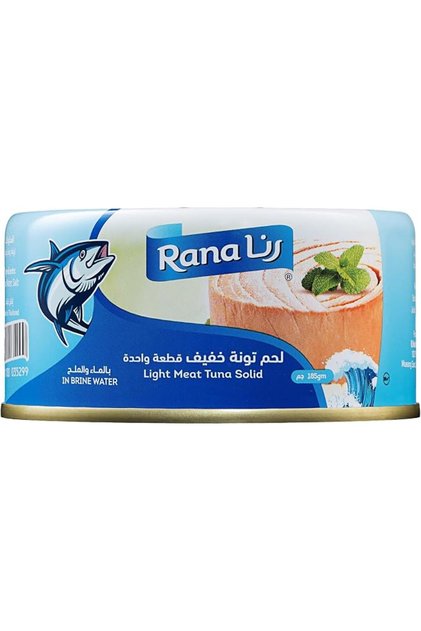 رنا لحم التونة الخفيف في محلول ملحي 185 جرام