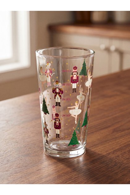 Esvab • Modern & Distinctive Printed Glass Cup 550 ml