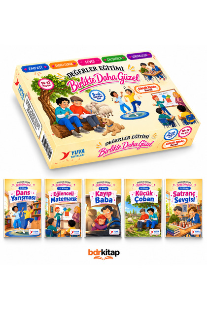 5 ve 6. Sınıf Değerler Eğitimi Hikaye Kitabı - Birlikte Daha Güzel - Bdrkitap 5 Kitap