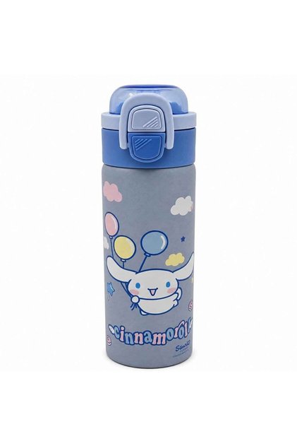 CINNAMOROLL 3831 ÇİFT FONKSİYON KAPAKLI ÇELİK MATARA 600ML