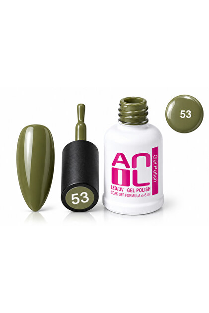 Zeytin Yeşili Jel Oje ANil 53 – Kalıcı Oje UV/LED 10’ml