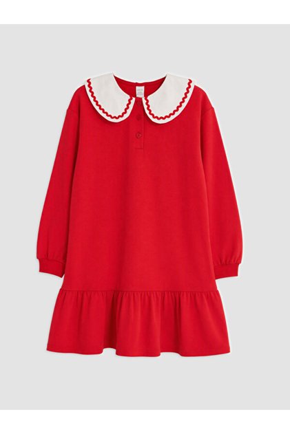 Baby Roba Collar Girl's Dress for Style Enthusiasts from Uzg Store
