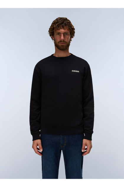 B-Small Box C Black Men's Fleece Sweatshirt
