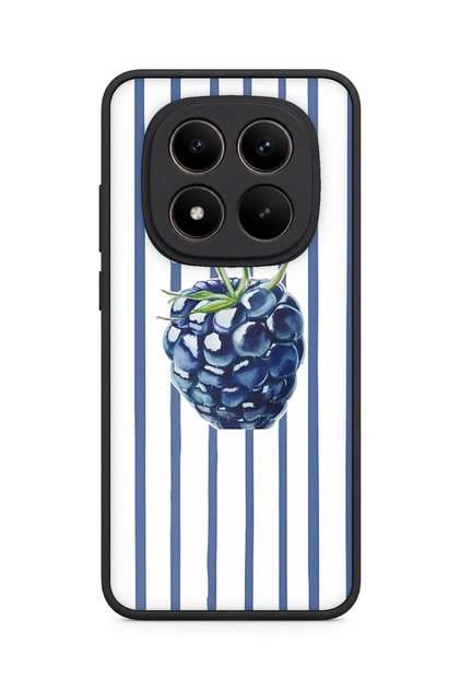 Redmi Note 15 Pro Plus 5g Compatible Blackberry Patterned Shockproof Case with Camera Protection