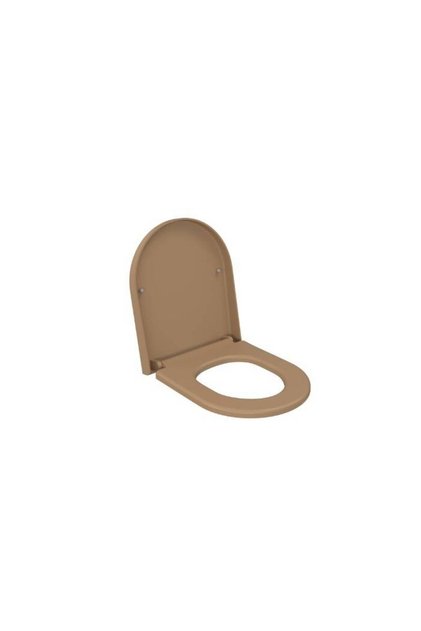 - Tondo Yavaş Kapanır Duroplast Klozet Kapağı Mat Kaşmir - A0302-011